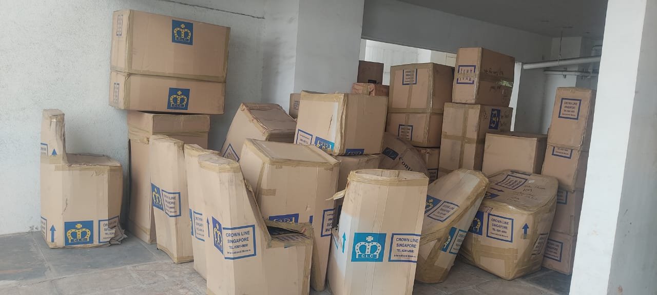 Corporate office packing by Orient Packers and Movers